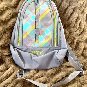 Dakine Gray Plaid Backpack
